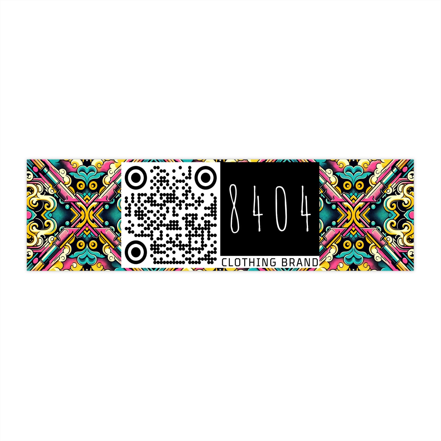 Neon Pop Art Revival Pop Culture Retro Bumper Sticker - 8404 Design-59