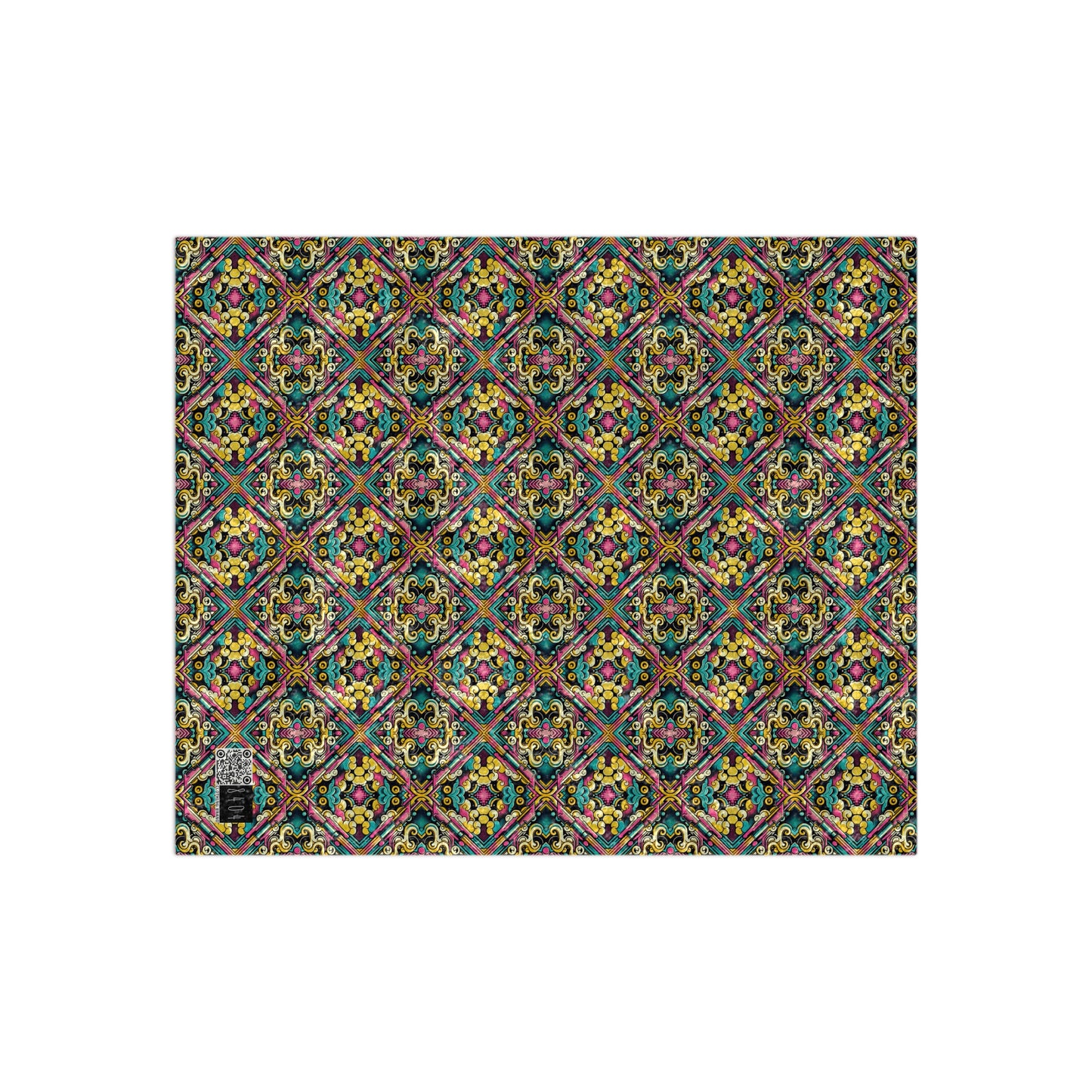Neon Pop Art Revival Pop Culture Retro Crushed Velvet Blanket - 8404 Design-59