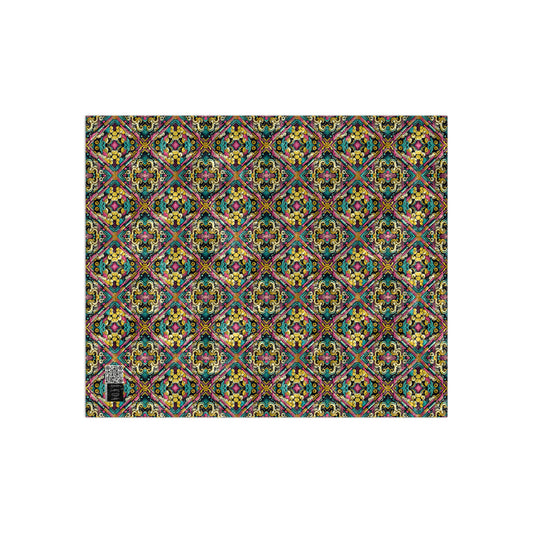 Neon Pop Art Revival Pop Culture Retro Crushed Velvet Blanket - 8404 Design-59