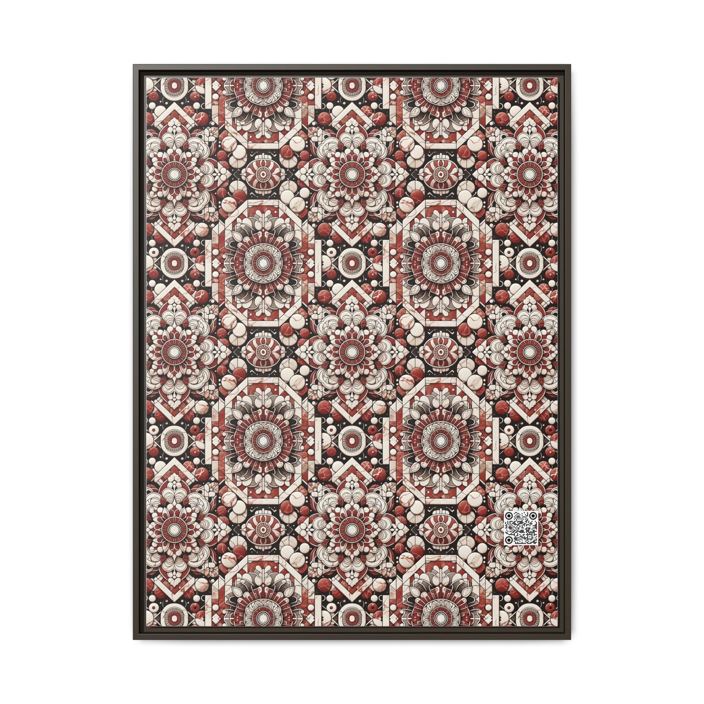 Neo Jomon Sculptural Aesthetics Artisanal Streetwear Matte Canvas, Framed (multi-Color) - 8404 Design-55 A