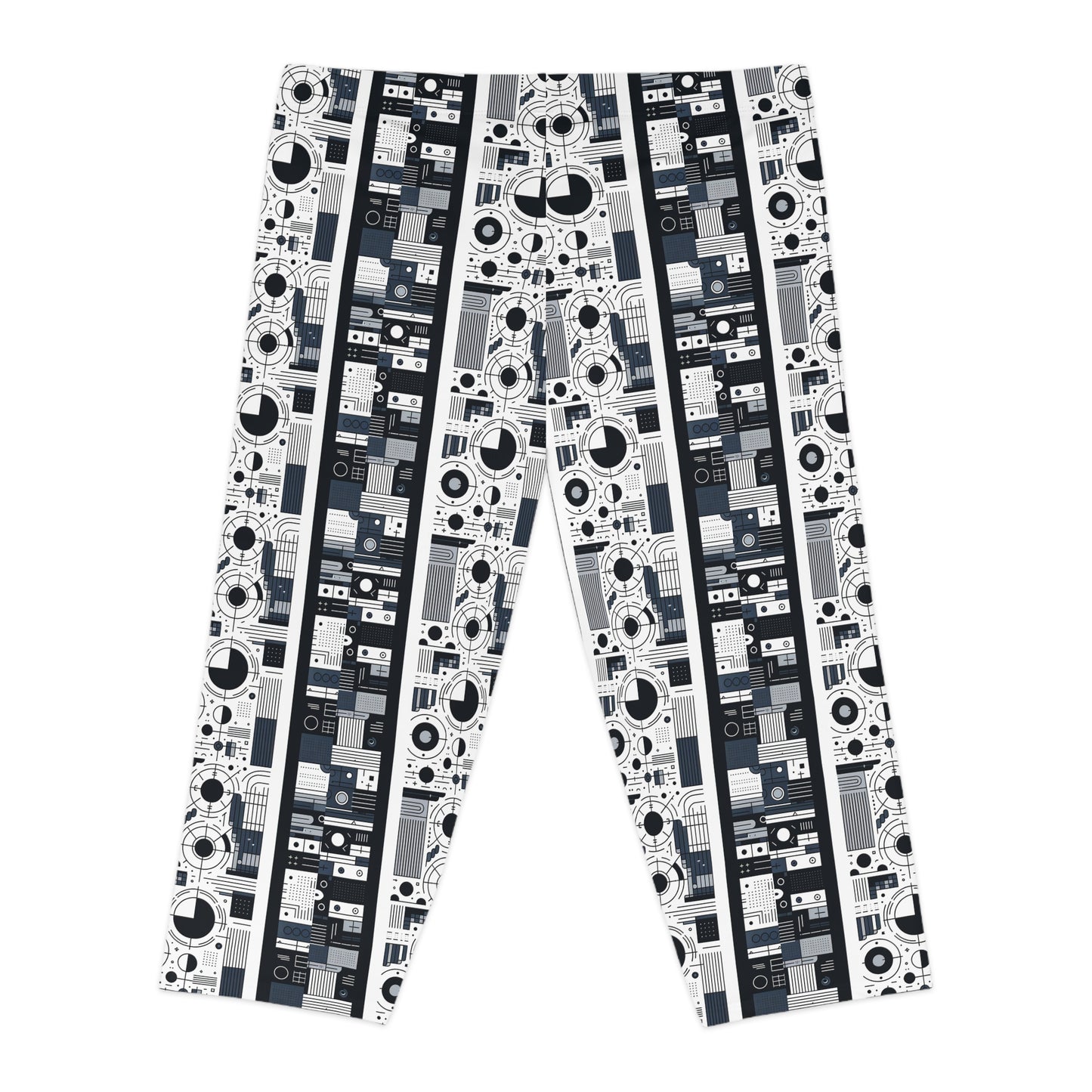 Minimalist Athleisure Minimalist Tech Women's Capri Leggings - 8404 Design-54