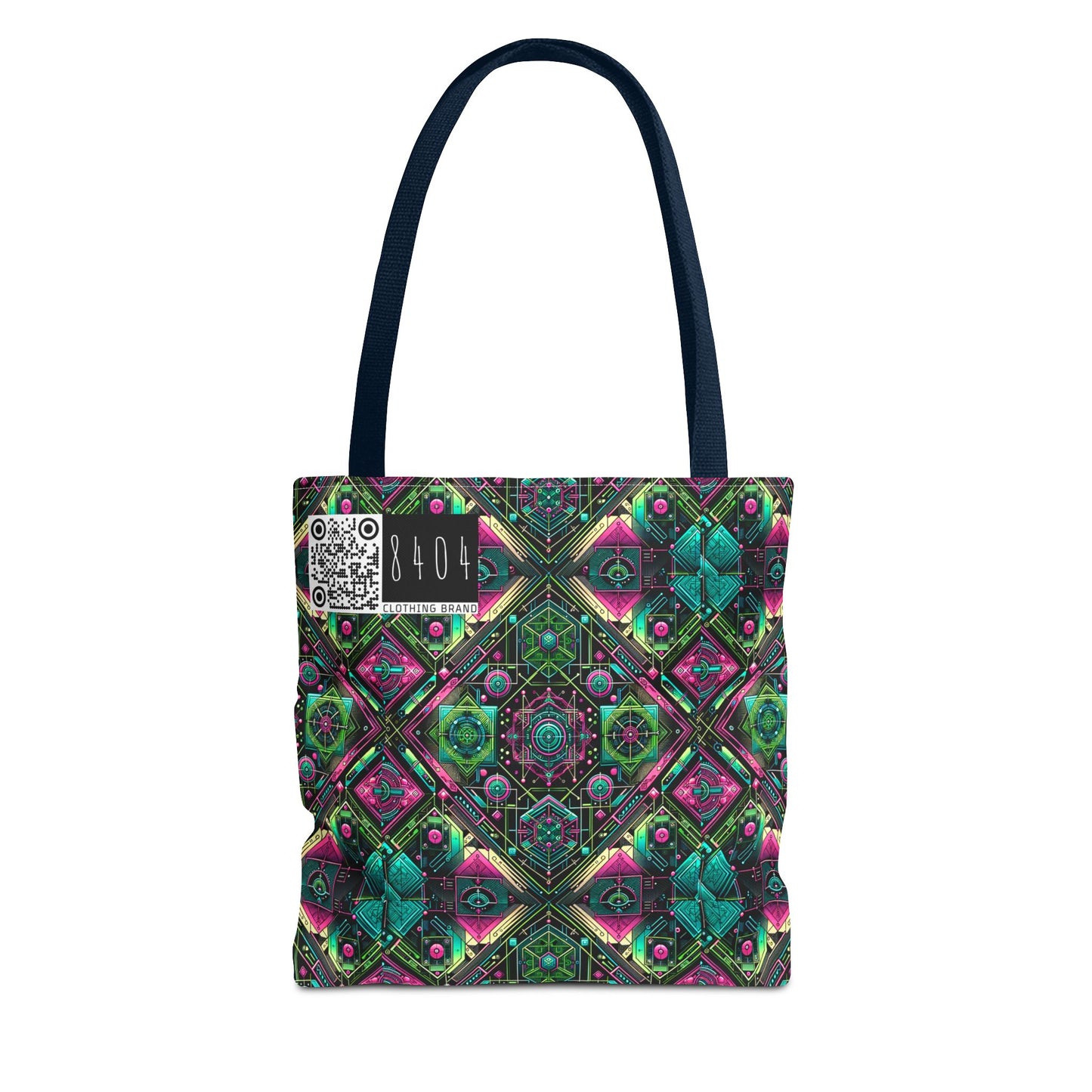 Tech-Infused Graphics Tech-Forward Streetwear Tote Bag - 8404 Design-45
