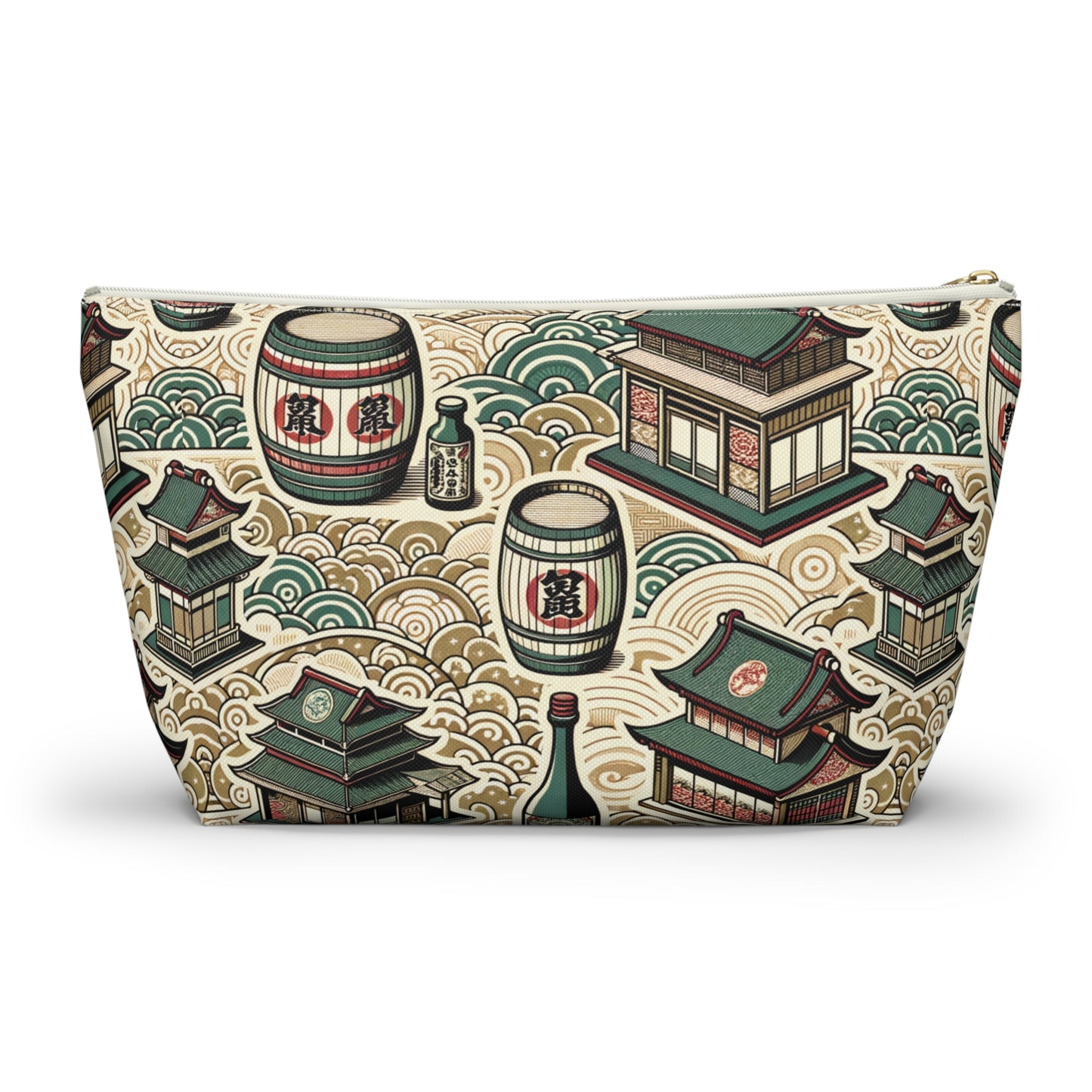 Cultural Artisanal Fusion Contemporary Cultural Elegance Accessory Pouch W T-Bottom - 8404 Design-68