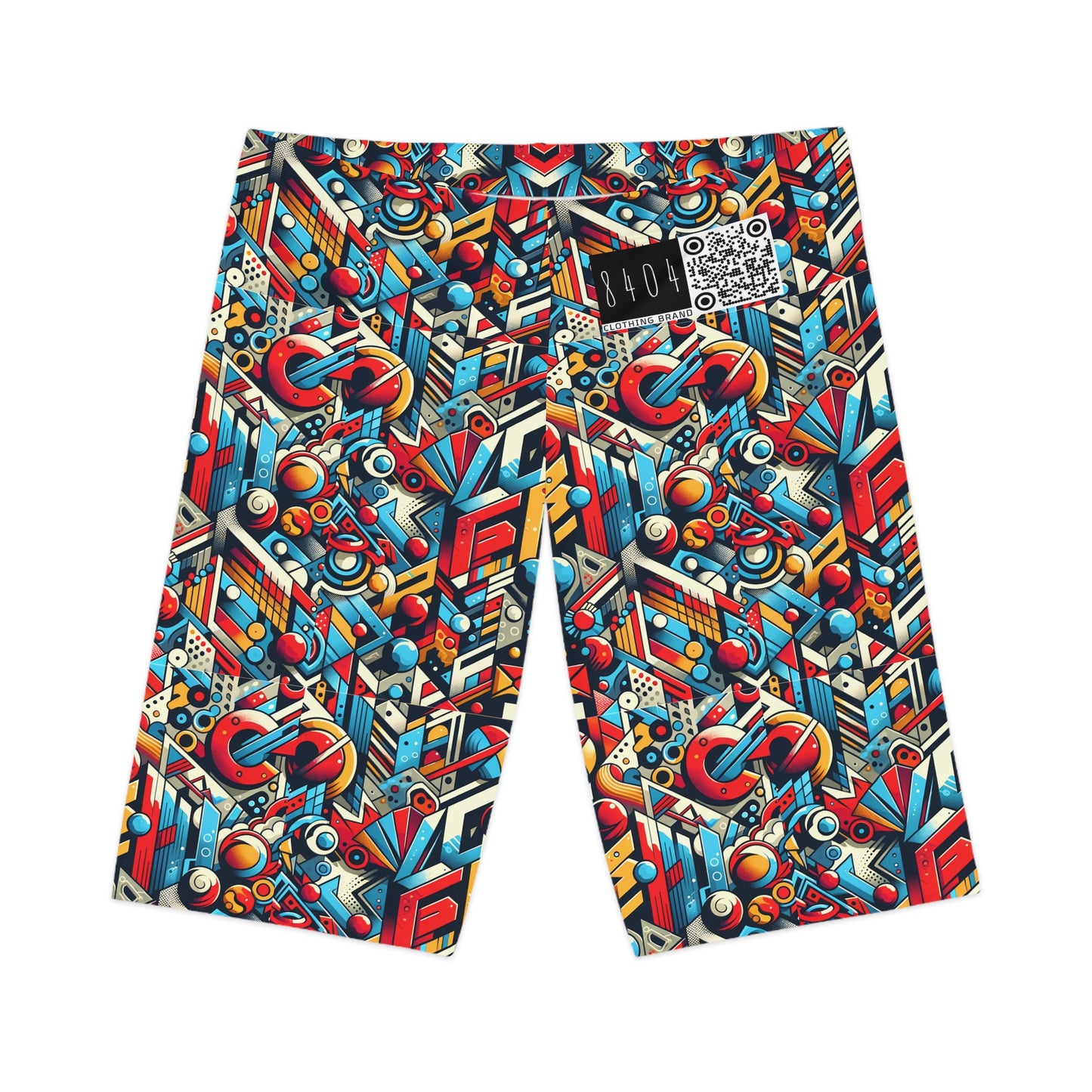 Neo-Traditional Street Art Modern Street Art Fusion Women's Bike Shorts - 8404 Design-67