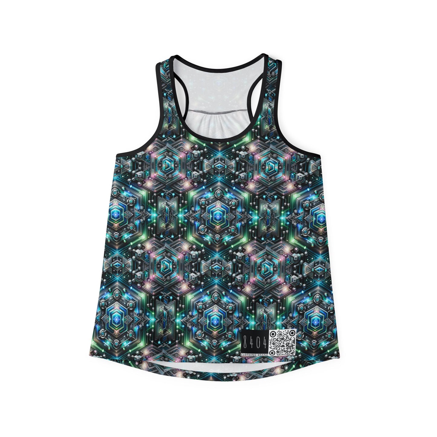 Tech-Infused Futurism Futuristic Tech Women's Tank Top - 8404 Design-63