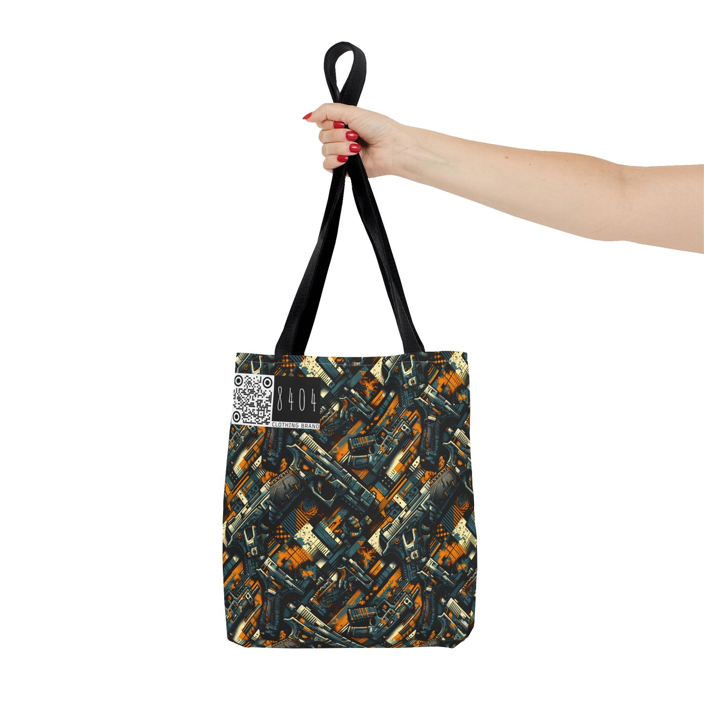 Digital Punk Futuristic Grunge Tote Bag - 8404 Design-47