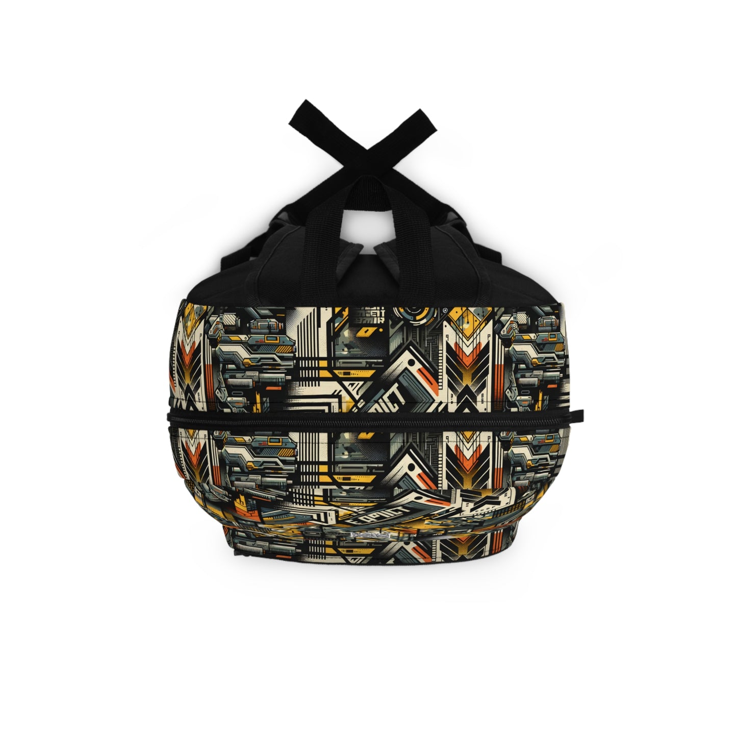 Digital Punk Futuristic Grunge Backpack - 8404 Design-49