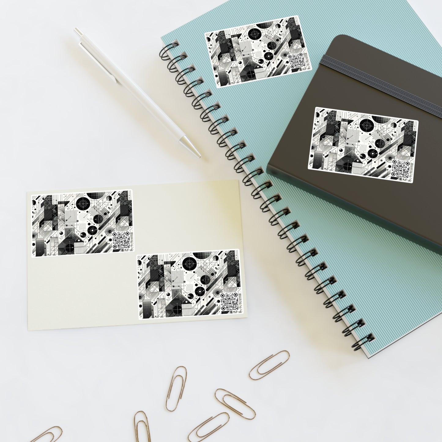 Digital Minimalism Minimalist Tech Sticker Sheets - 8404 Design-55