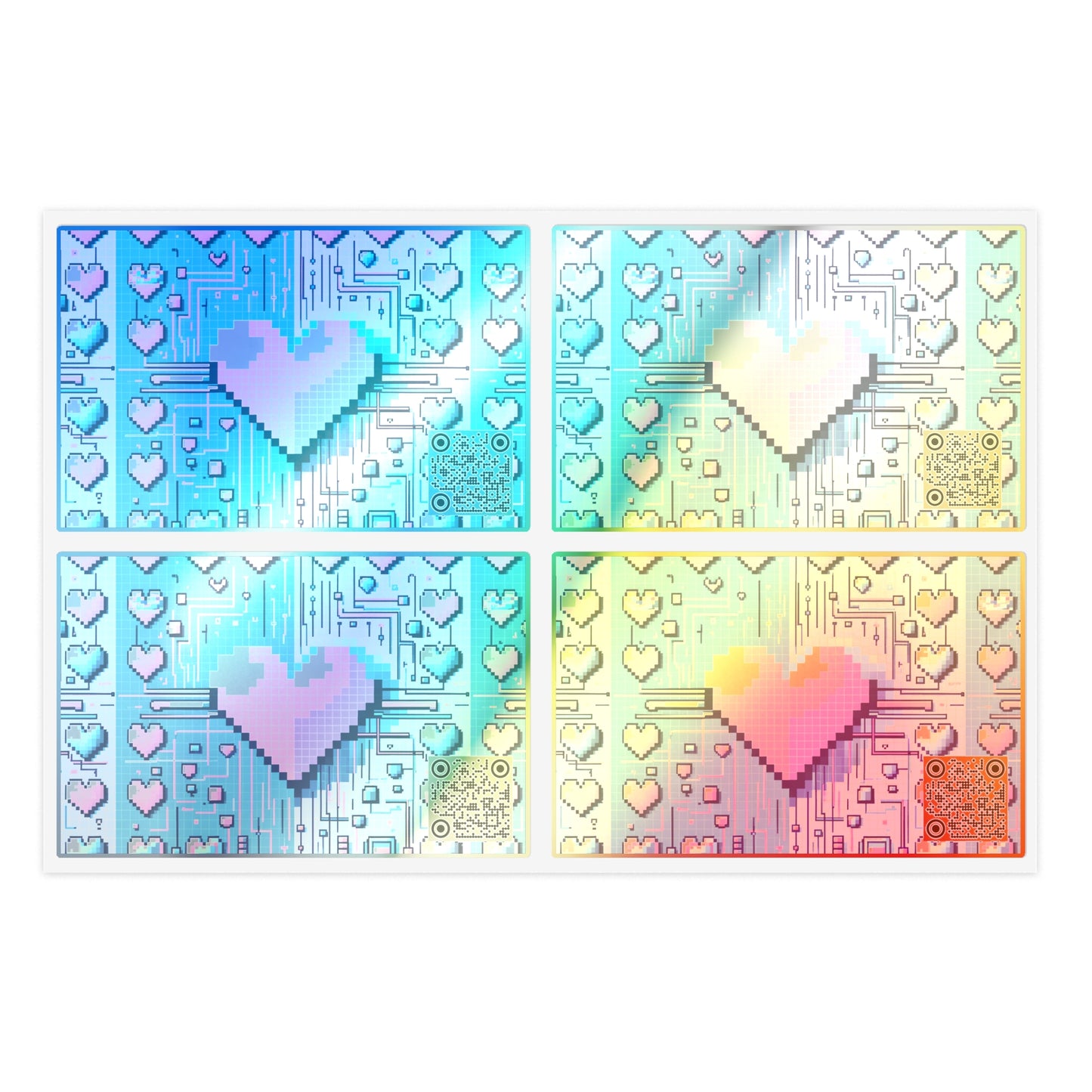 Digital Romance Modern Tech Romance Sticker Sheets - 8404 Design-44