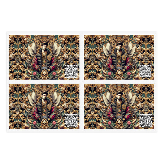 Digital Renaissance Luxurious Streetwear Inspired By Classical Art With a Modern Twist Sticker Sheets - 8404 Design-59