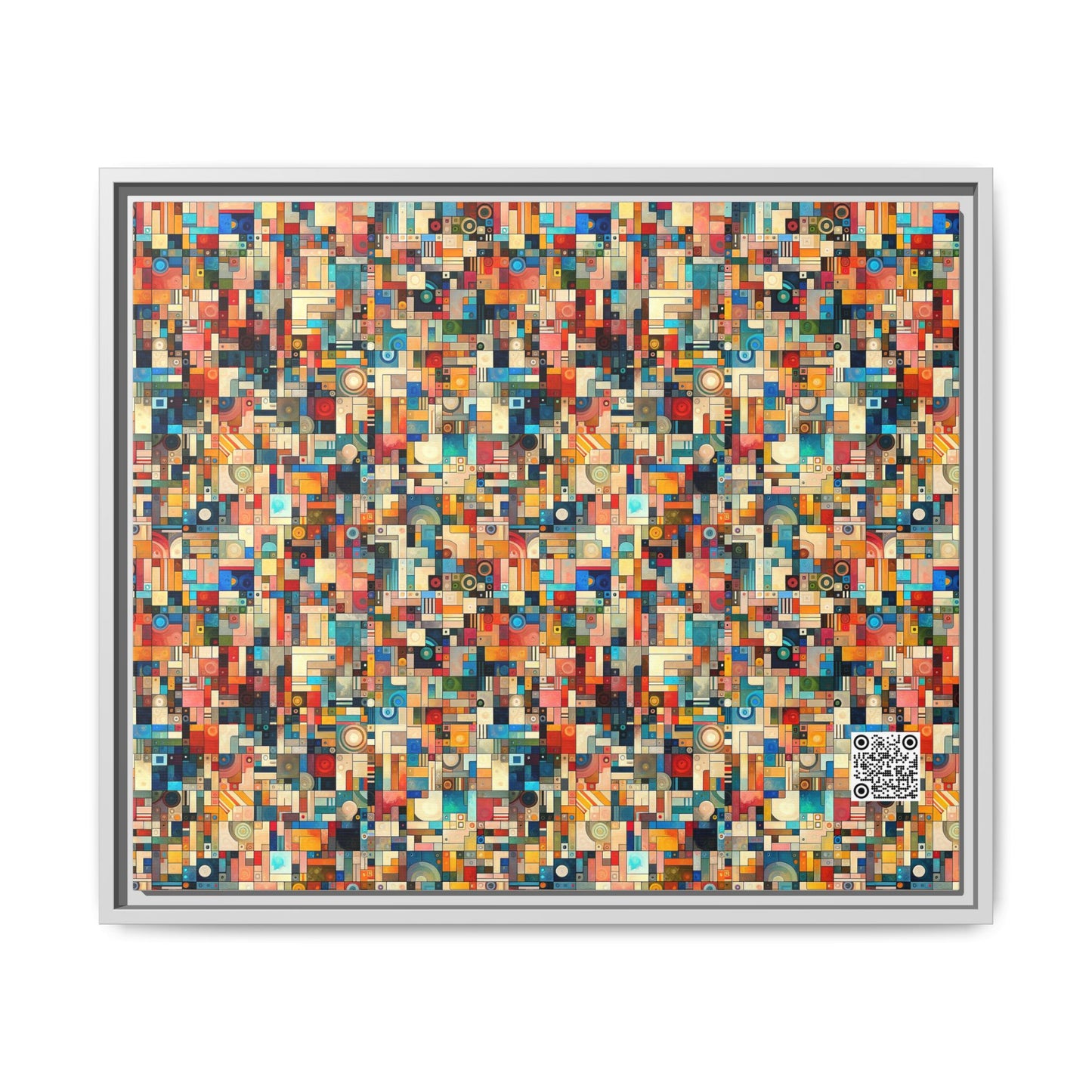 Digital Artistic Expression Artistic Streetwear Matte Canvas, Framed (multi-Color) - 8404 Design-46 B