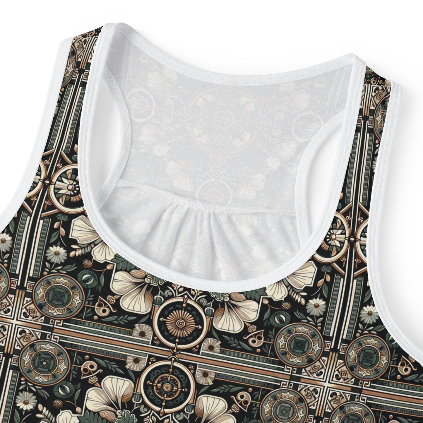 Cyber Garden Party Tech Garden Extravaganza Women's Tank Top - 8404 Design-66