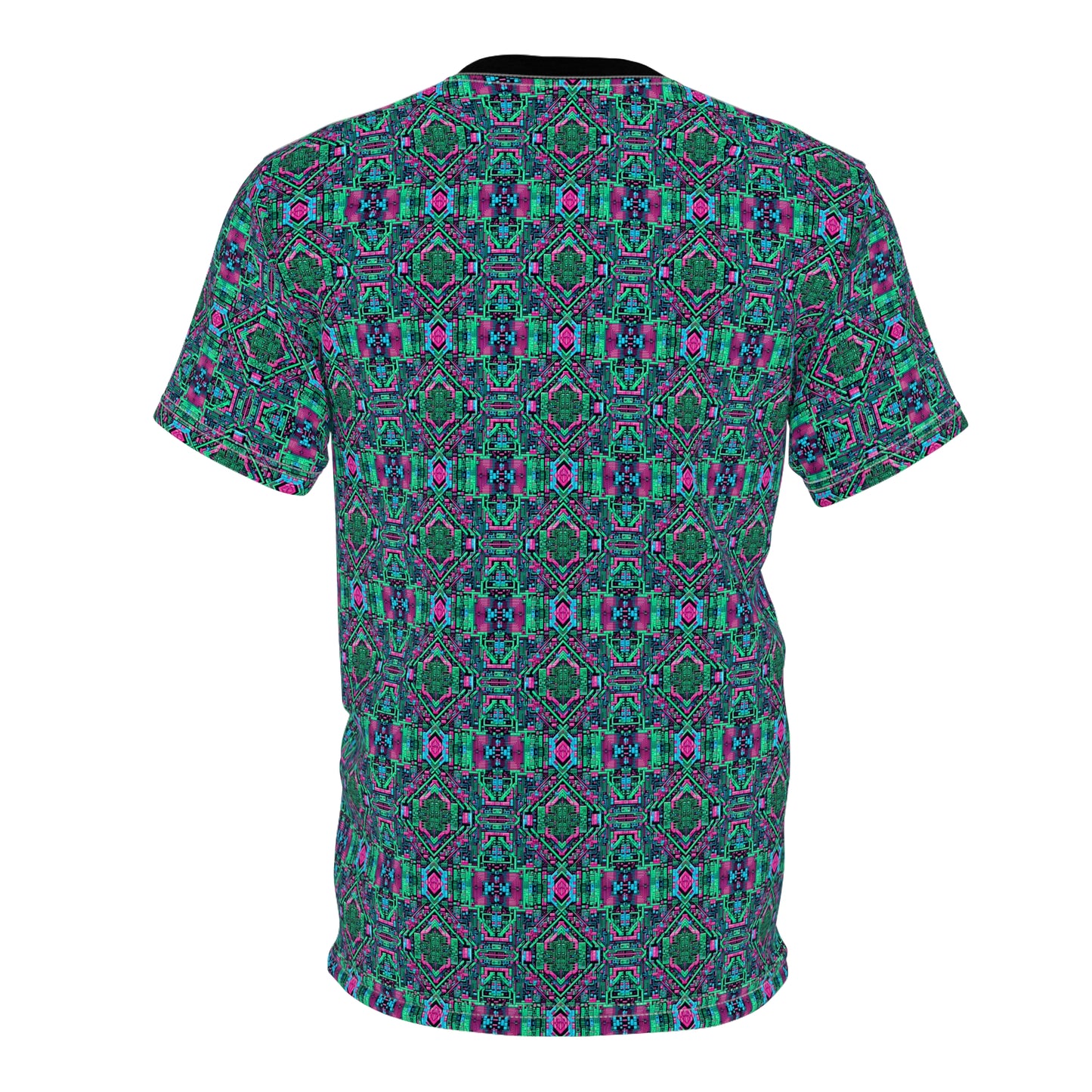 Digital Glitch Vibes Tech-Inspired Streetwear Unisex Cut & Sew Tee - 8404 Design-71