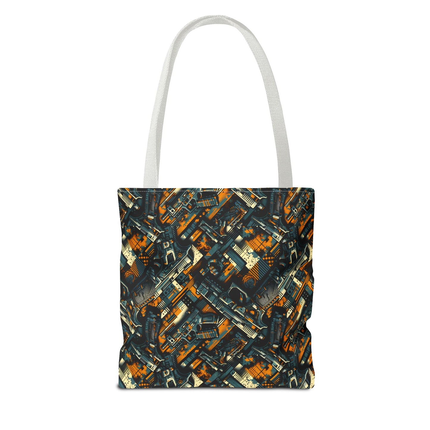 Digital Punk Futuristic Grunge Tote Bag - 8404 Design-47