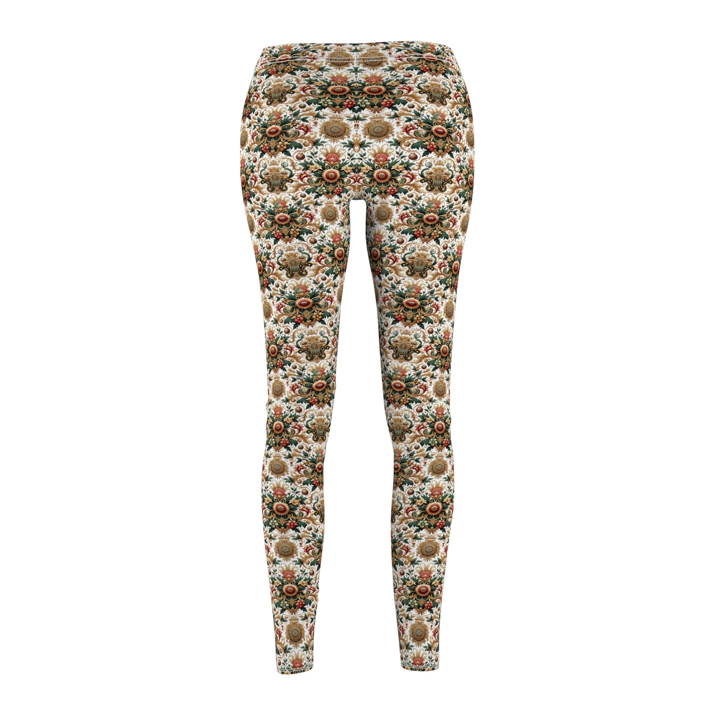 Monogram Madness Luxurious Streetwear Women's Cut & Sew Casual Leggings - 8404 Design-68