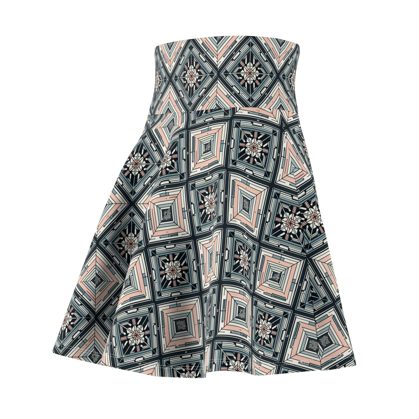 Tech Minimalism Minimalist Tech Women's Skater Skirt - 8404 Design-60