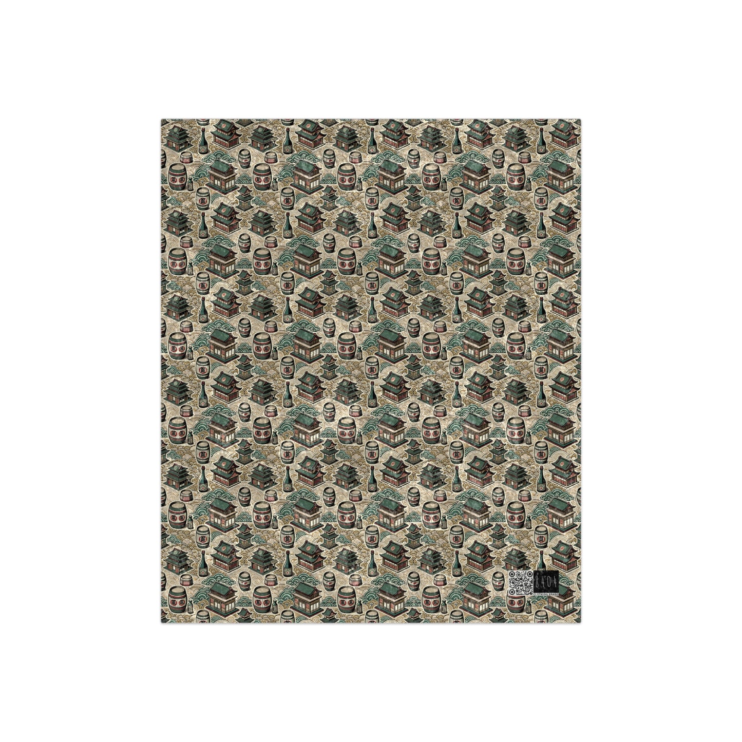 Cultural Artisanal Fusion Contemporary Cultural Elegance Crushed Velvet Blanket - 8404 Design-68