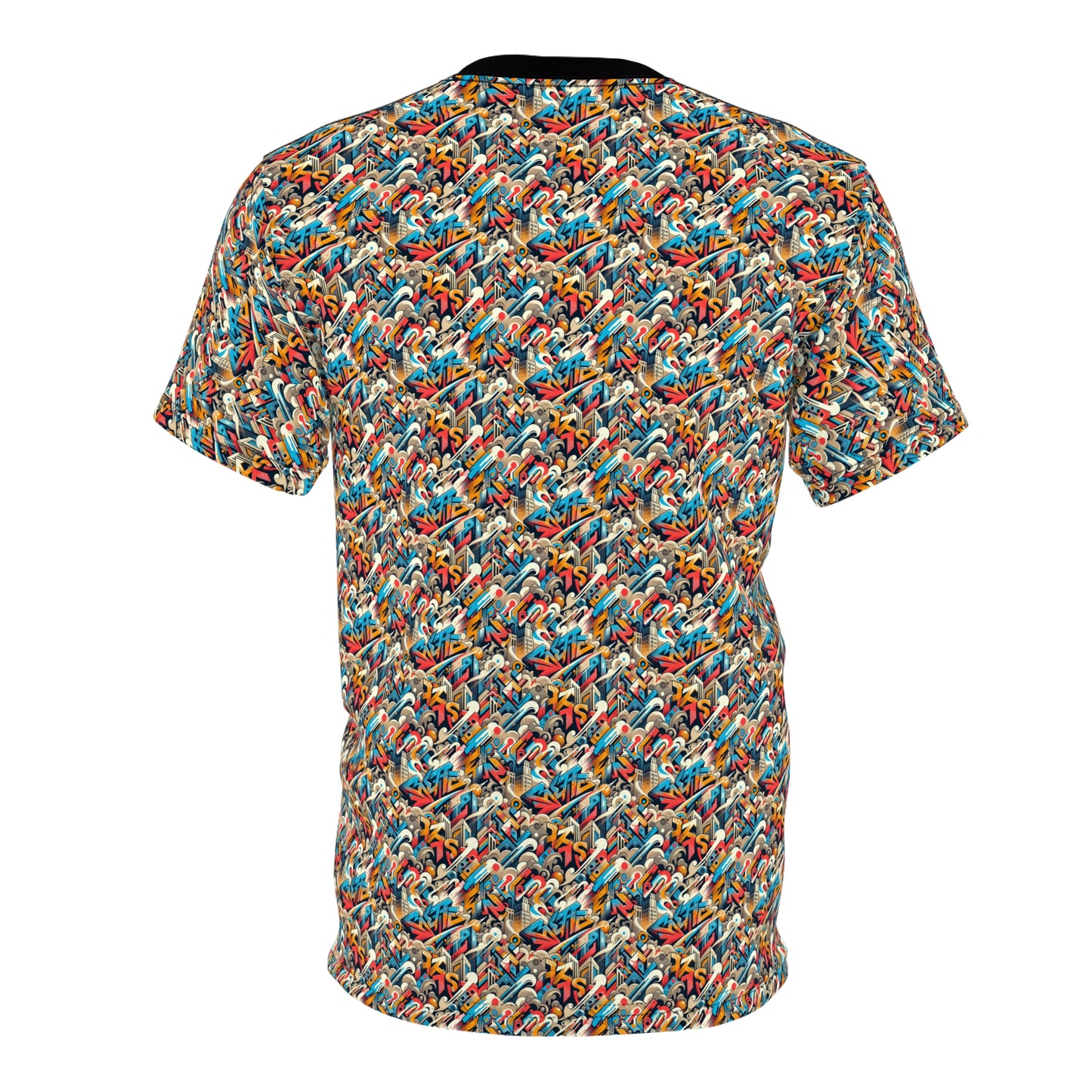 Neo-Traditional Street Art Modern Street Art Fusion Unisex Cut & Sew Tee - 8404 Design-44