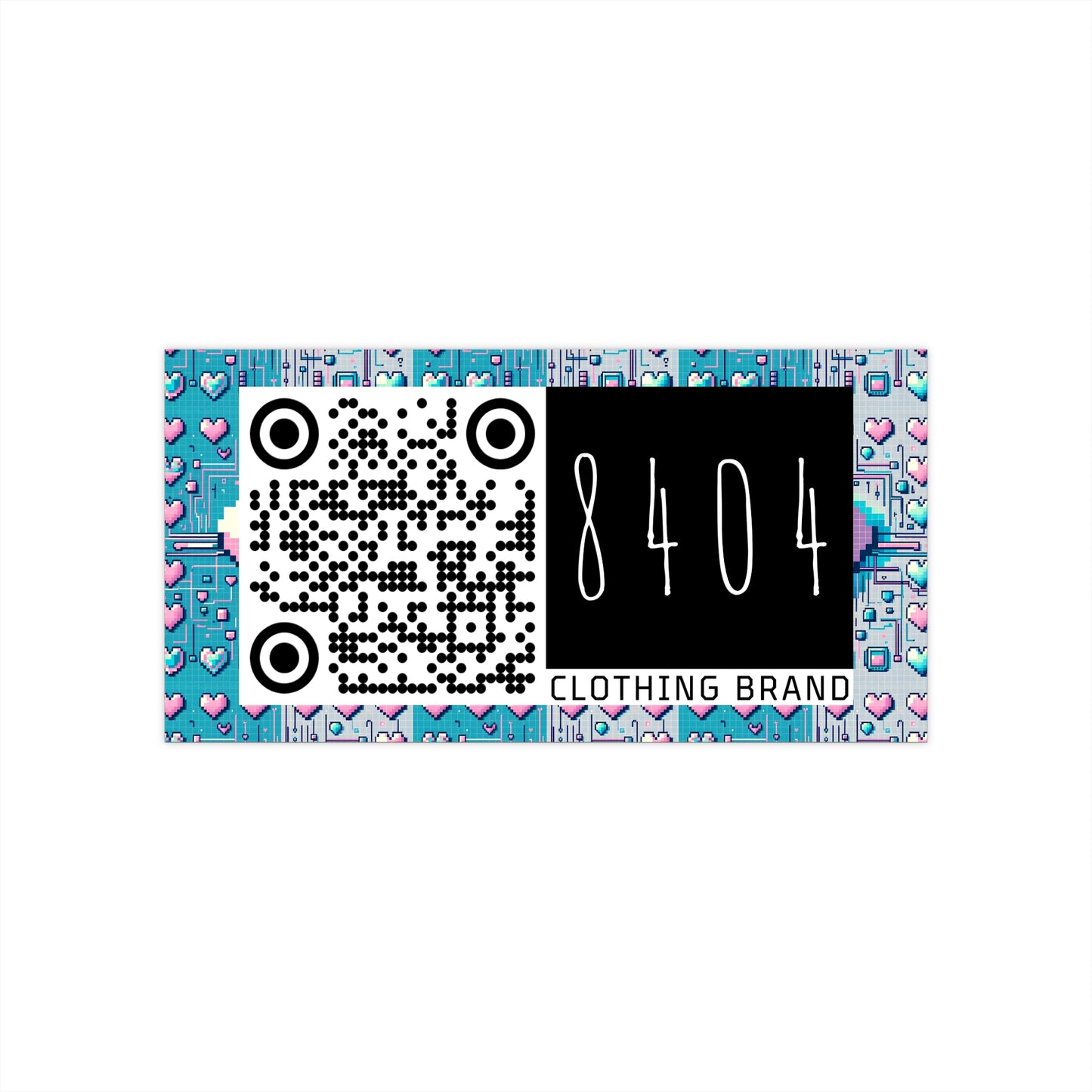 Digital Romance Modern Tech Romance Bumper Sticker - 8404 Design-44