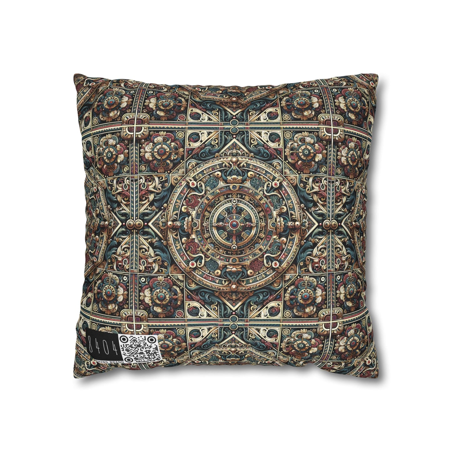 Urban Renaissance Historical Fusion With Street Edge Spun Polyester Square Pillowcase - 8404 Design-57