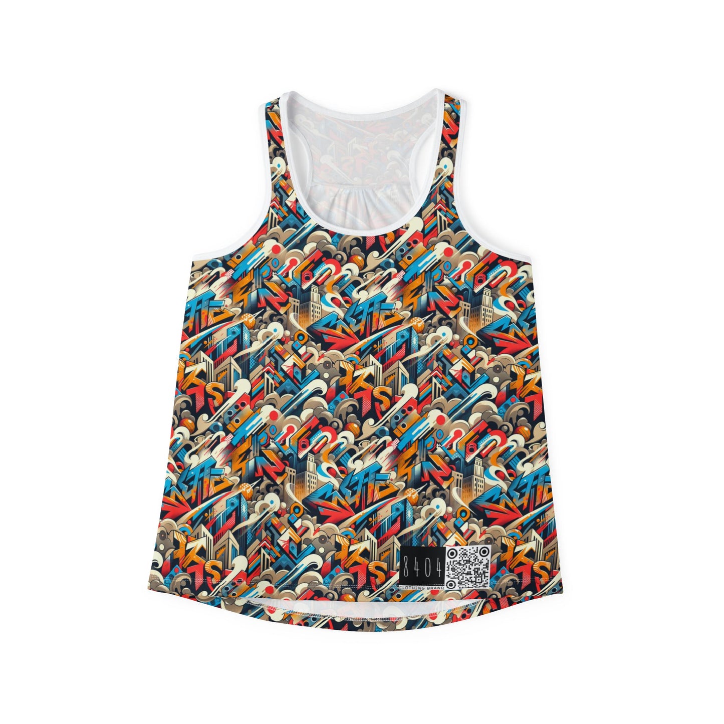 Neo-Traditional Street Art Modern Street Art Fusion Women's Tank Top - 8404 Design-44
