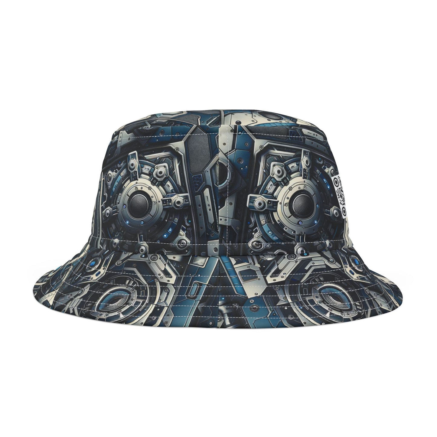 Tech Utility Fusion Tech-Forward Utility With a Futuristic Edge Bucket Hat - 8404 Design-43