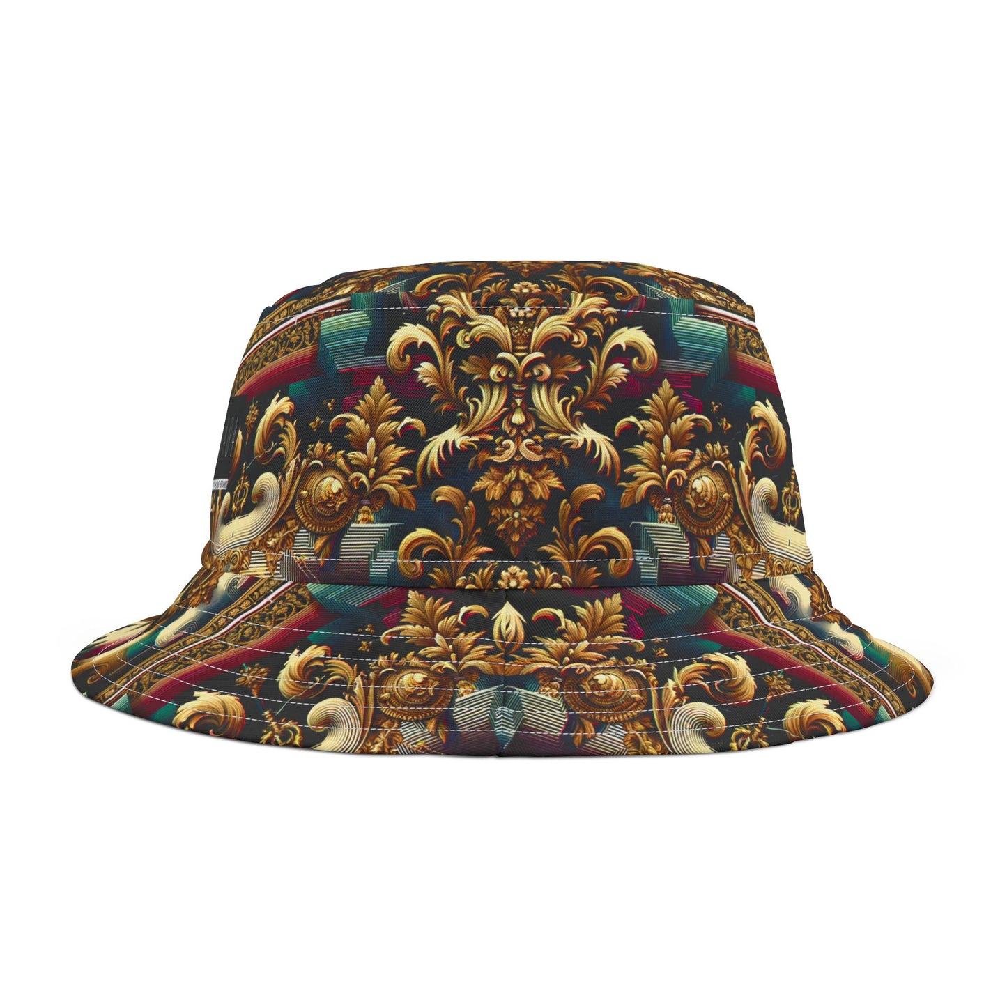 Digital Renaissance Modern Baroque Fusion Bucket Hat - 8404 Design-60