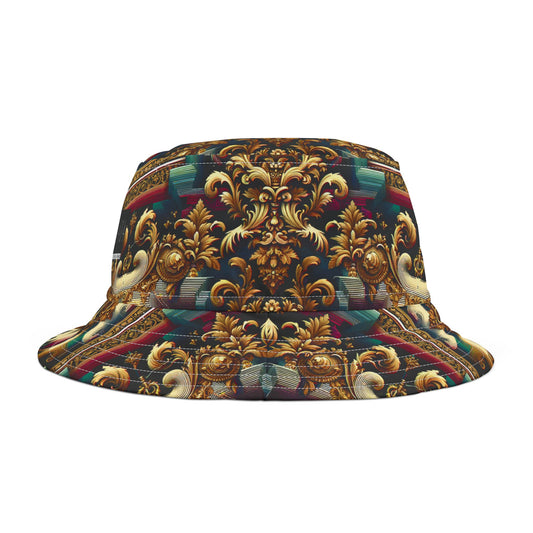 Digital Renaissance Modern Baroque Fusion Bucket Hat - 8404 Design-60