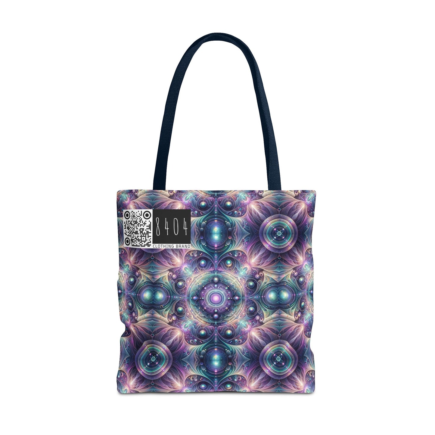 Iridescent Tech Fusion Tech-Forward Streetwear Tote Bag - 8404 Design-61