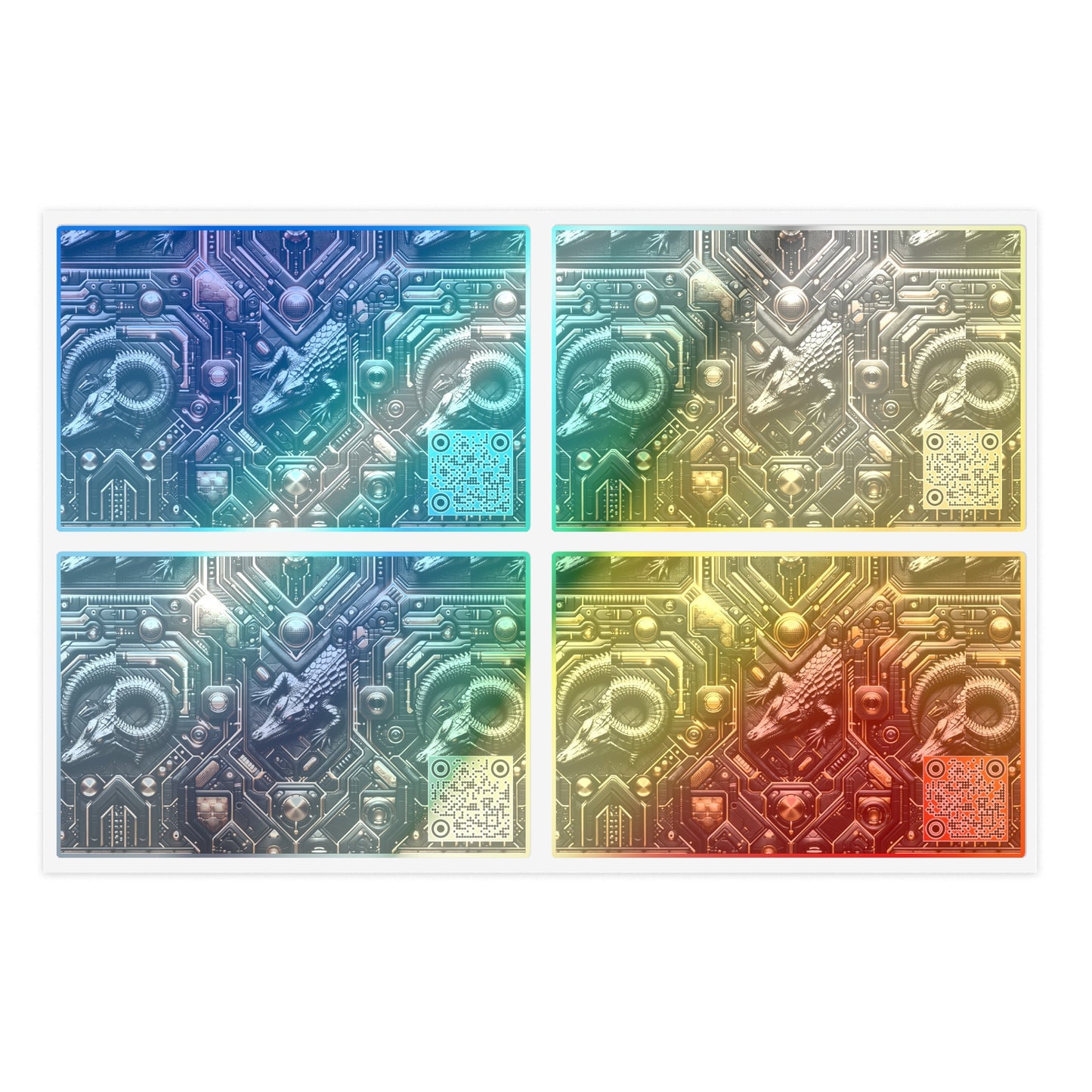 Tech Noir Fusion Sleek Tech Luxe Sticker Sheets - 8404 Design-62
