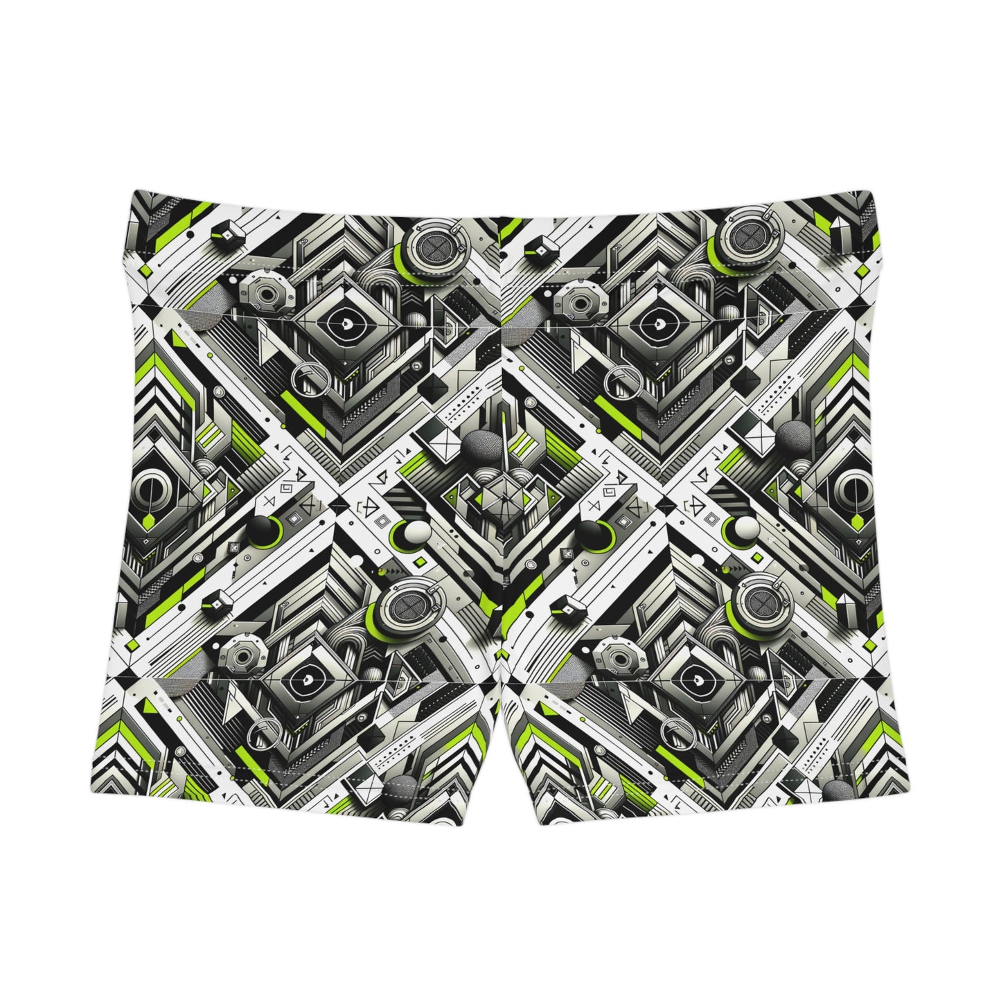 Elevated Sporty Tech Tech-Forward Streetwear Women's Shorts - 8404 Design-70
