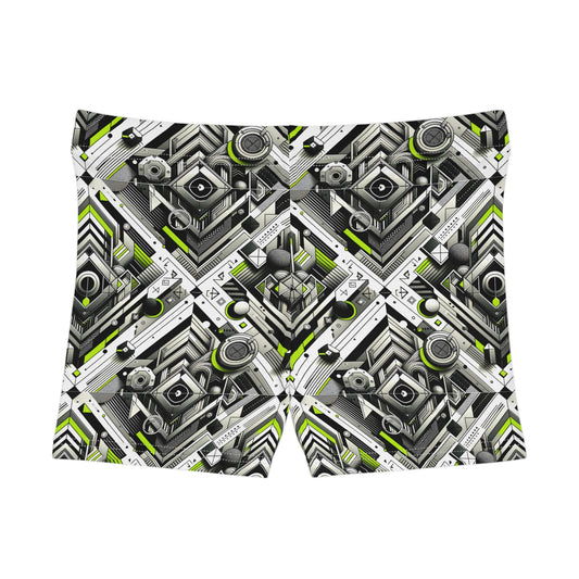 Elevated Sporty Tech Tech-Forward Streetwear Women's Shorts - 8404 Design-70