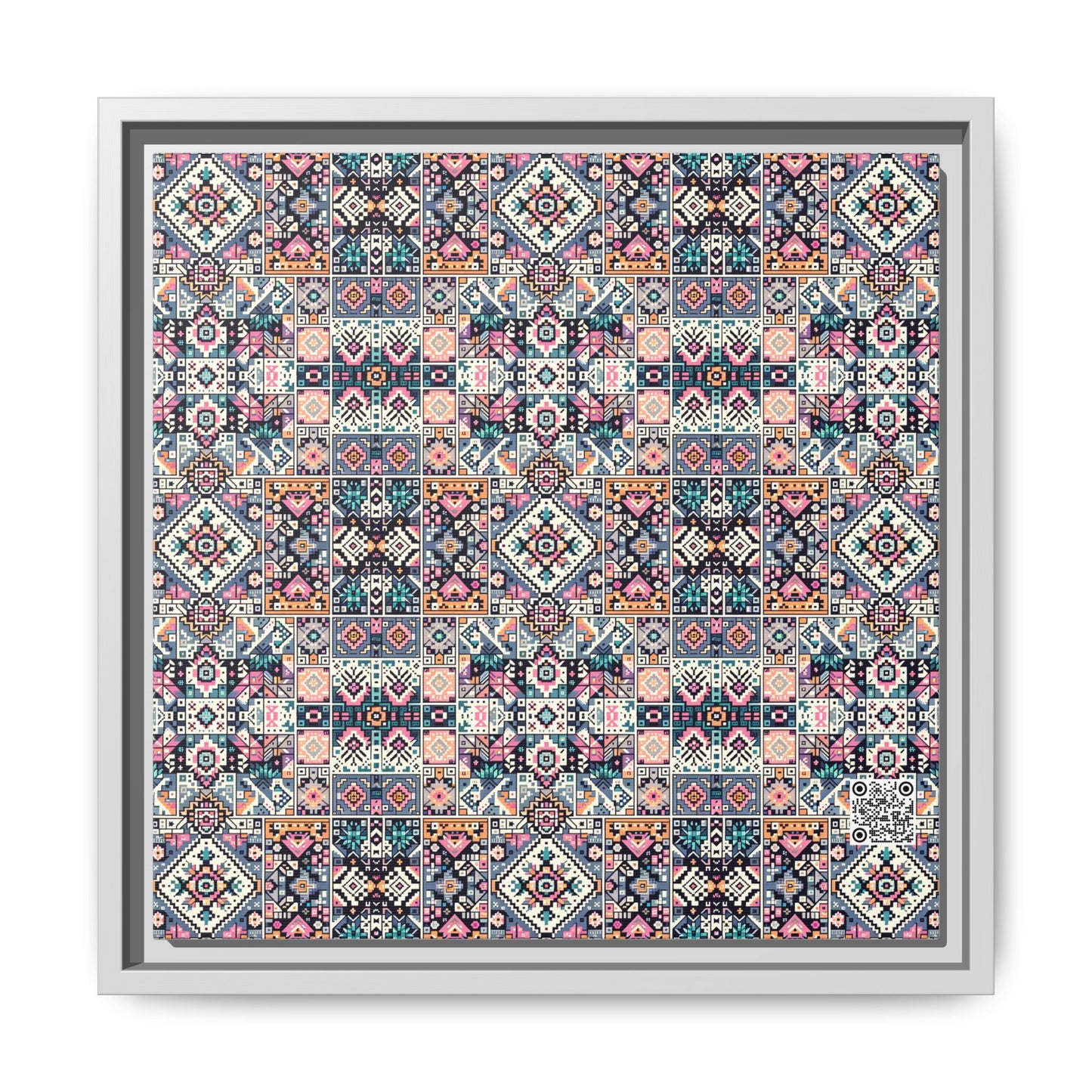 Matte Canvas, Framed (multi-Color) - 8404 Design-01