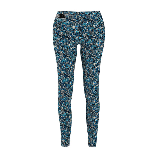 Tech Urban Camo Tech-Forward Streetwear With a Futuristic Military Edge Women's Cut & Sew Casual Leggings - 8404 Design-51