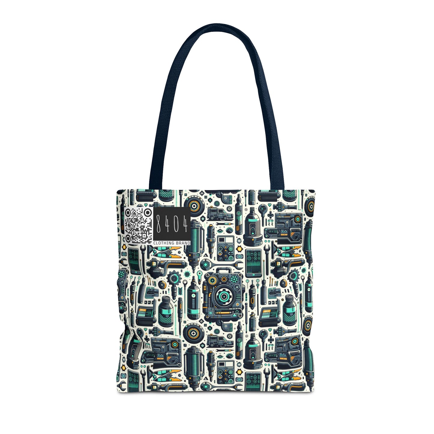 Tech Utility Fusion Modern Tech Streetwear Tote Bag - 8404 Design-53