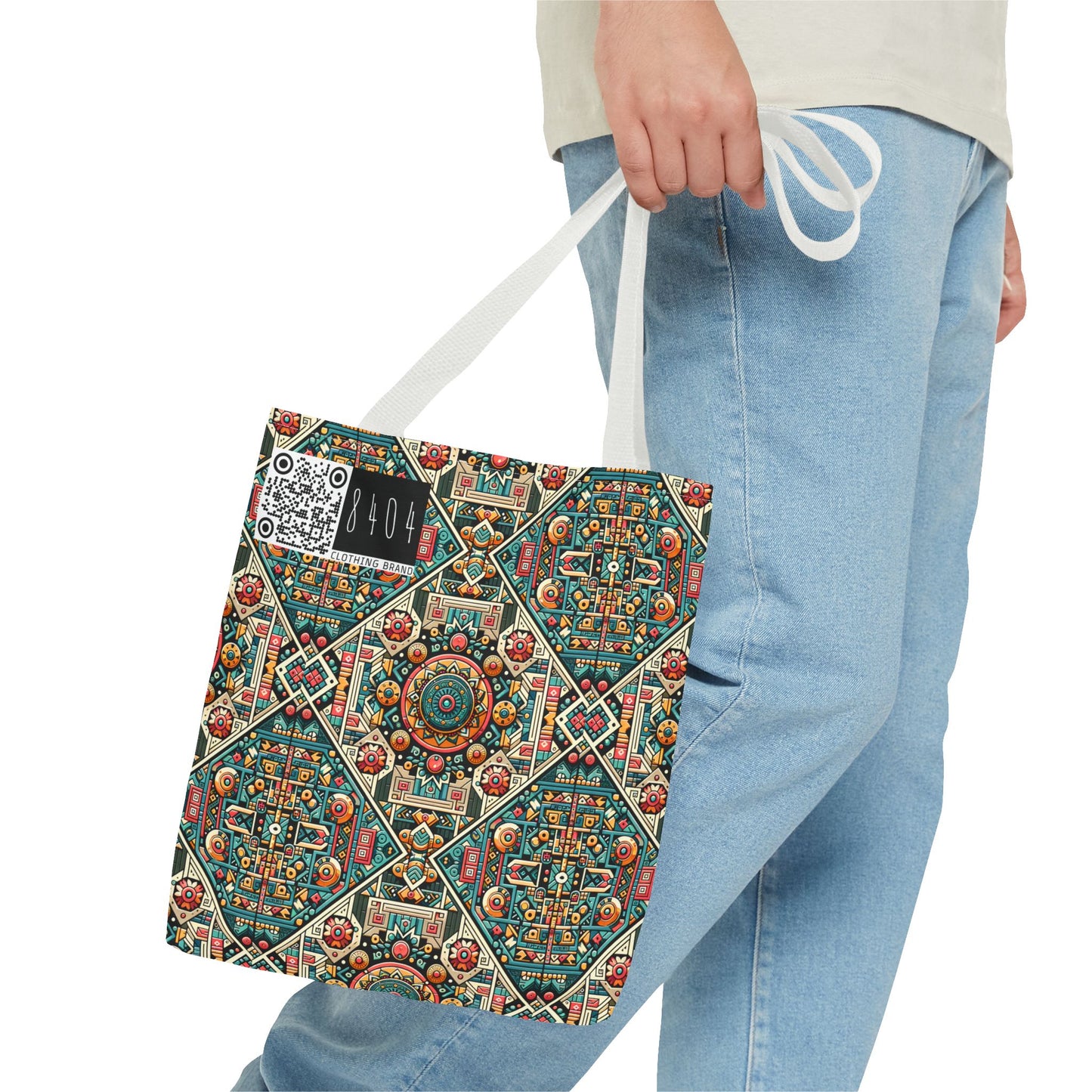 Cultural Fusion Tech Blend of Cultural Heritage With Tech-Inspired Elements Tote Bag - 8404 Design-74
