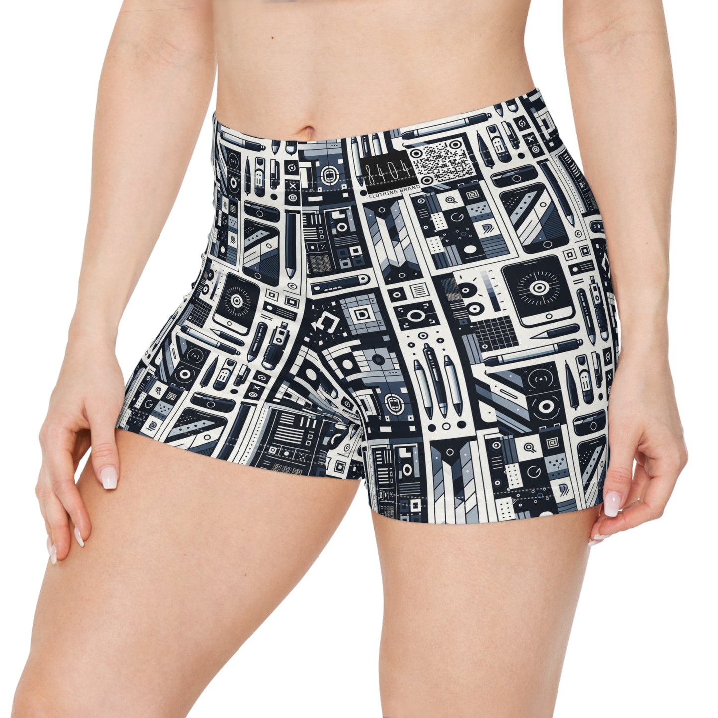 Minimalist Athleisure Minimalist Tech Women's Shorts - 8404 Design-60