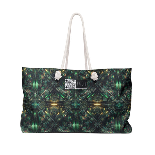 Tech Noir Graphics Tech-Inspired Streetwear Weekender Bag - 8404 Design-56