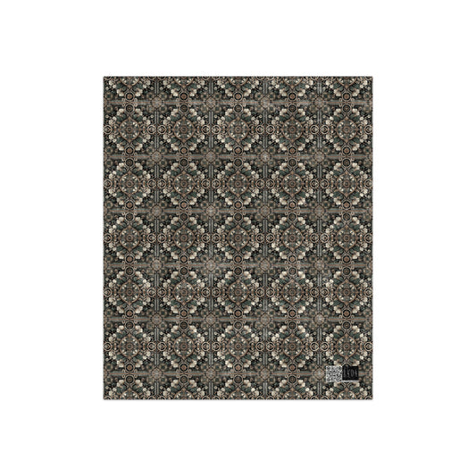 Cyber Garden Party Tech Garden Extravaganza Crushed Velvet Blanket - 8404 Design-66