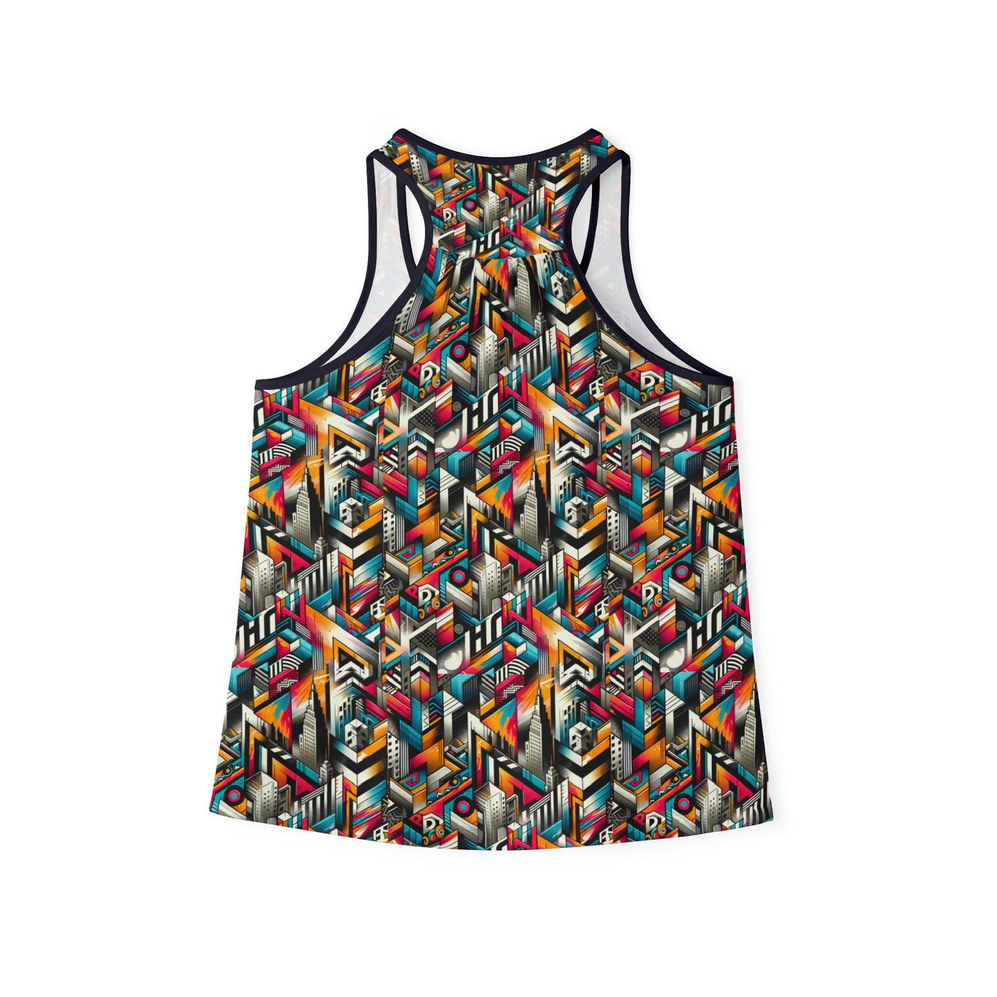 Graffiti Revival Urban Street Art Women's Tank Top - 8404 Design-62