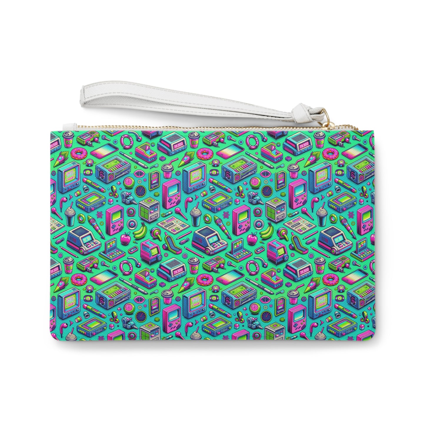 Y2k Revival Nostalgic Futurism Clutch Bag - 8404 Design-48