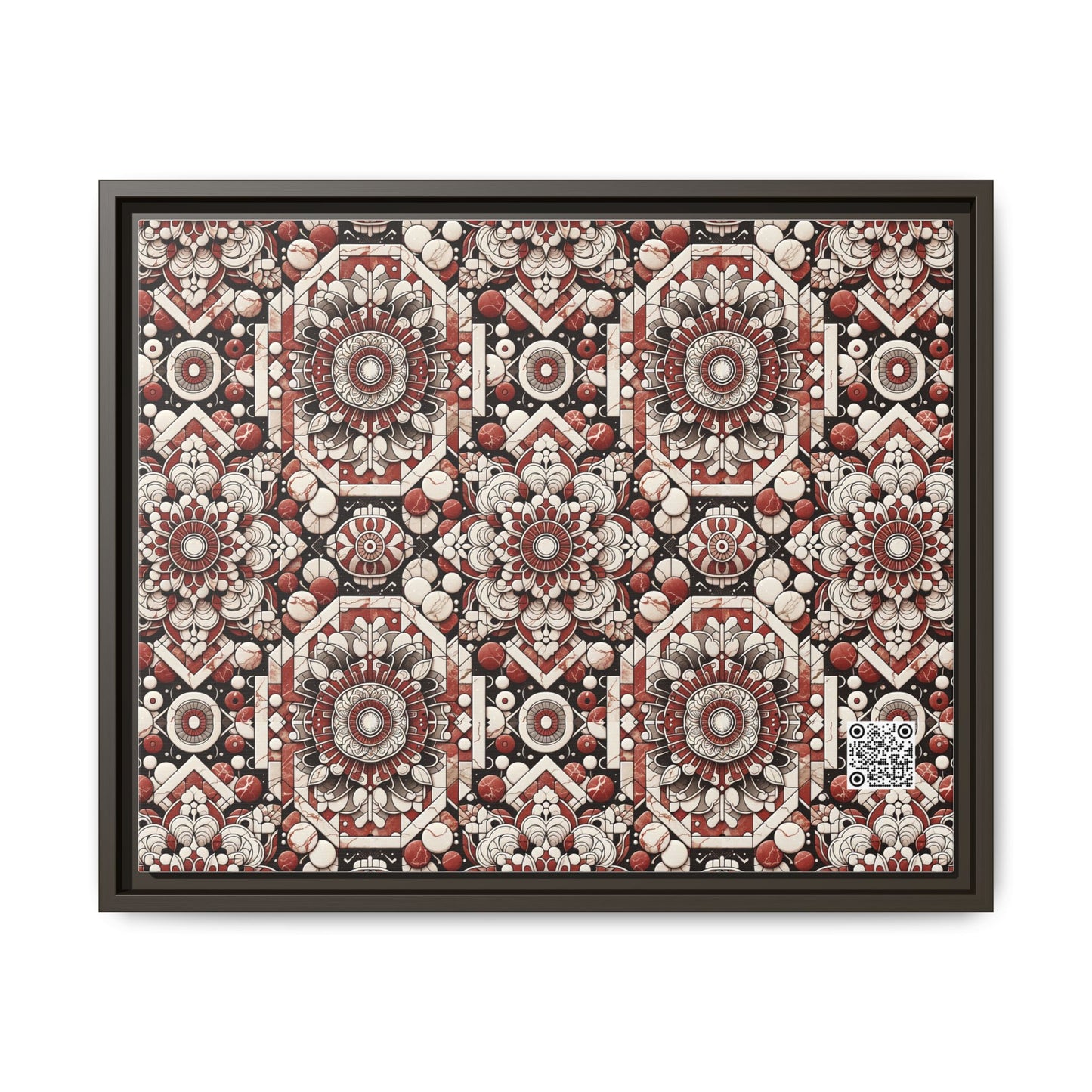 Neo Jomon Sculptural Aesthetics Artisanal Streetwear Matte Canvas, Framed (multi-Color) - 8404 Design-55 A