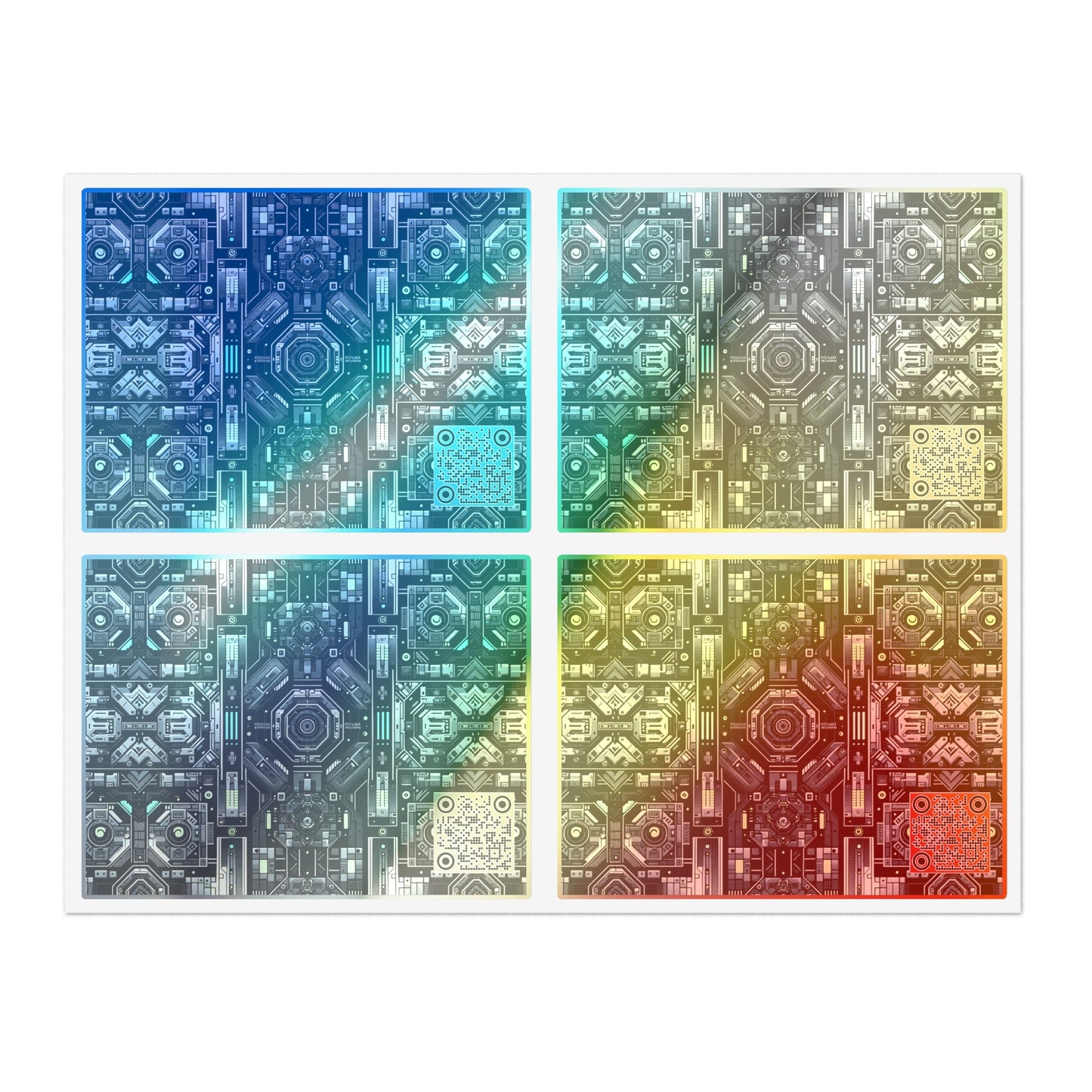 Tech Noir Tech-Forward Minimalism Sticker Sheets - 8404 Design-52