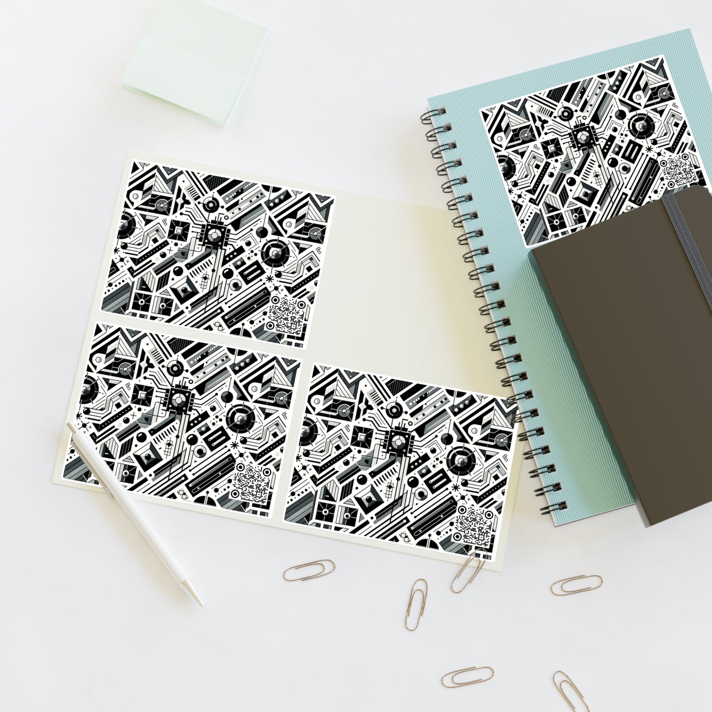 Digital Minimalism Minimalist Tech Sticker Sheets - 8404 Design-62