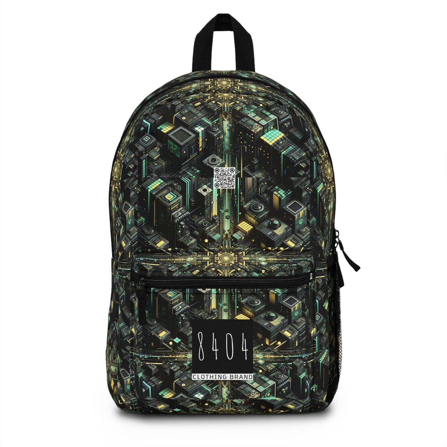 Tech Noir Graphics Tech-Inspired Streetwear Backpack - 8404 Design-66