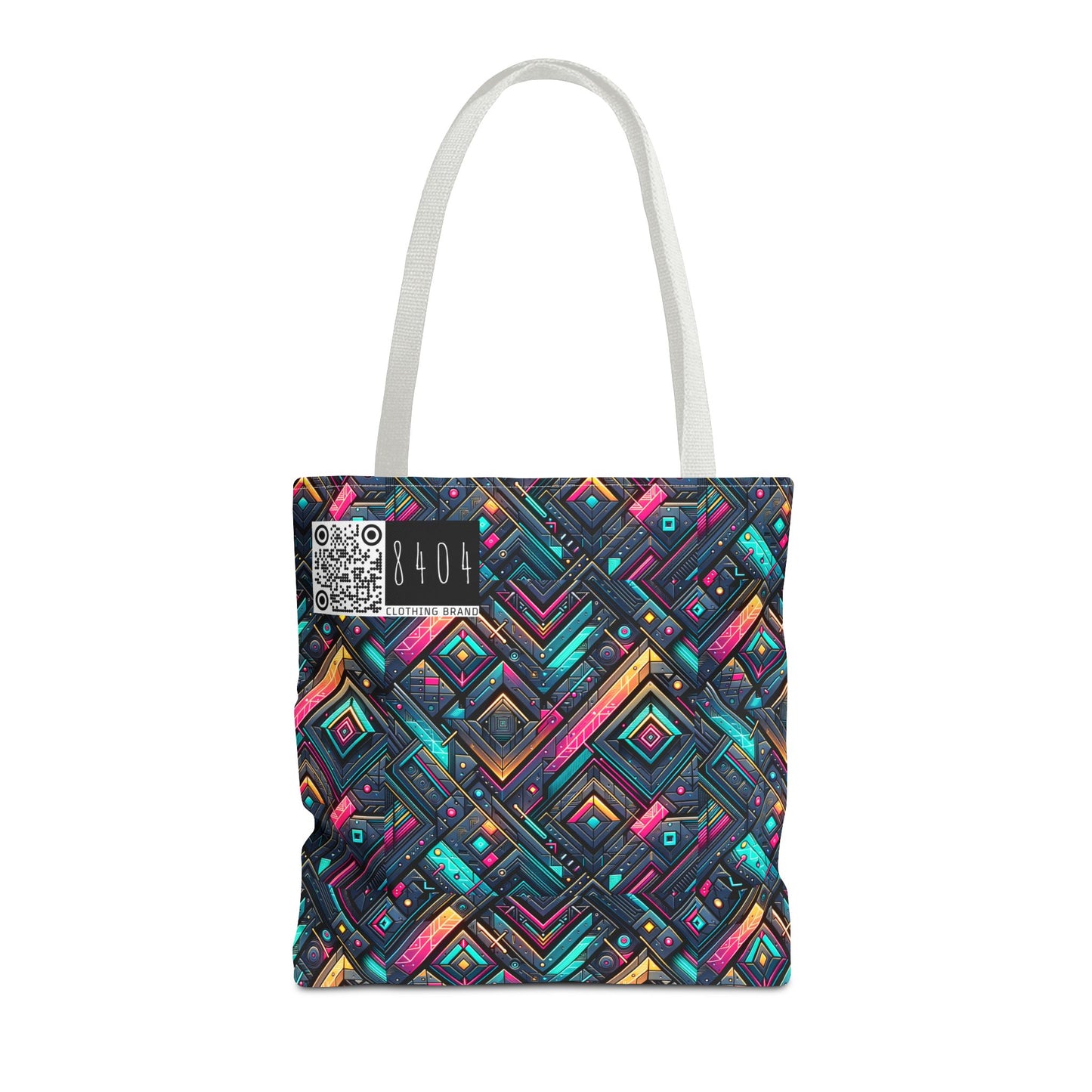 Tech-Inspired Graphics Cyberpunk Cool Tote Bag - 8404 Design-67