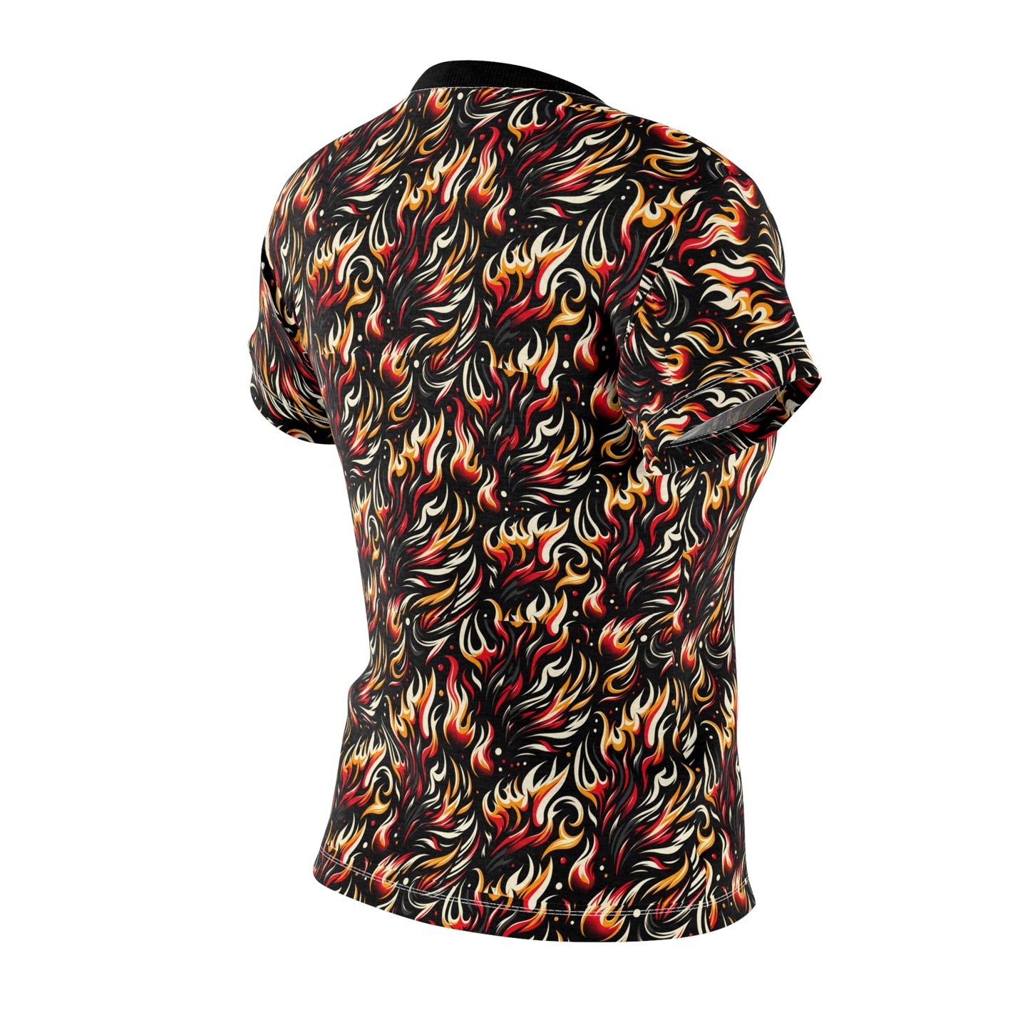 Fire & Flames Bold Streetwear Statement Women's Cut & Sew Tee - 8404 Design-60