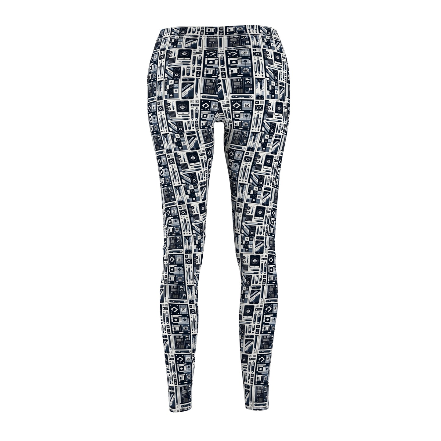 Minimalist Athleisure Minimalist Tech Women's Cut & Sew Casual Leggings - 8404 Design-60