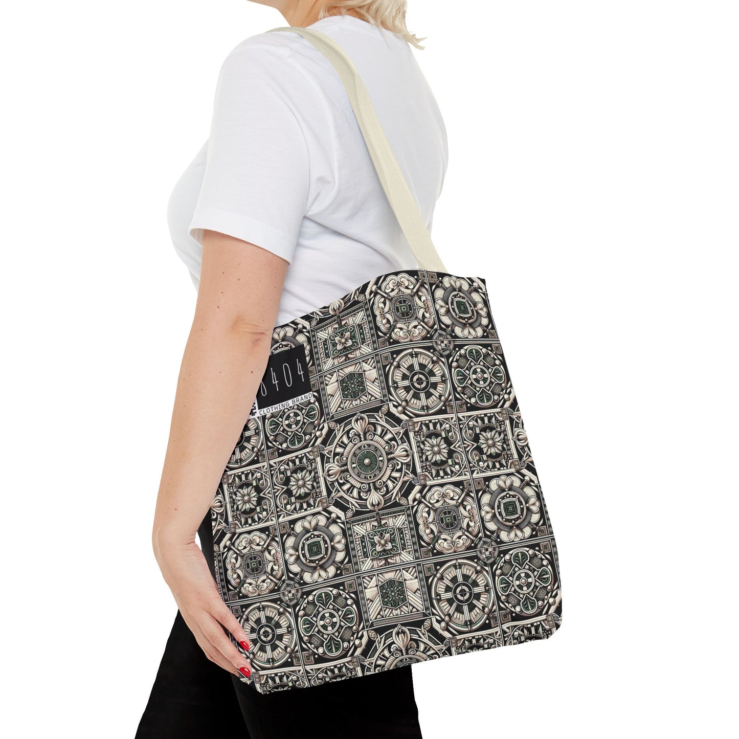 Cyber Garden Party Tech Garden Extravaganza Tote Bag - 8404 Design-45