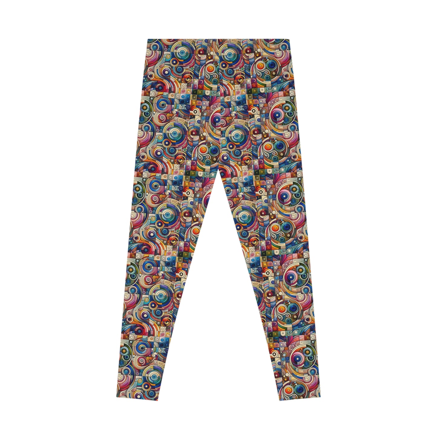Digital Artistic Expression Artistic Streetwear Stretch Leggings - 8404 Design-49
